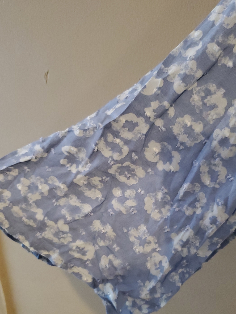 Altar’d State Blue Floral Wrap Blouse Top Size S NWT'S - Picture 4 of 10